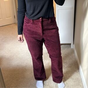 Universal Thread Women’s Burgundy Corduroy Pants